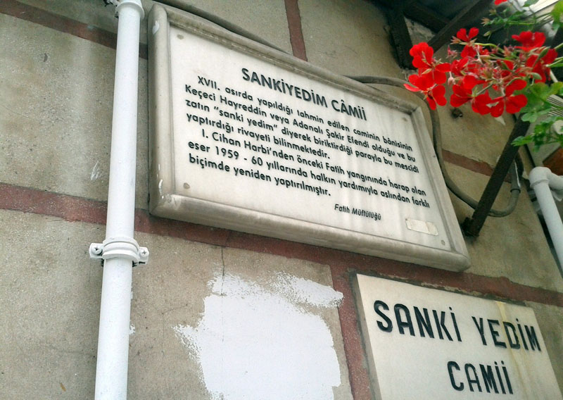 Sanki Yedim Sign