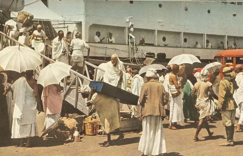 arriving by ferry at jeddah port