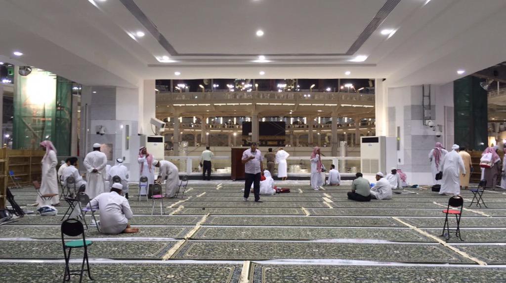 This is the Place the Imam Stands to Lead Taraweeh at the 