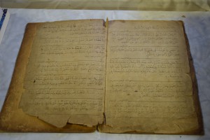 Old prayer book, handwritten