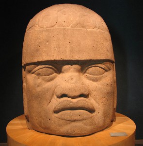 Olmec statue