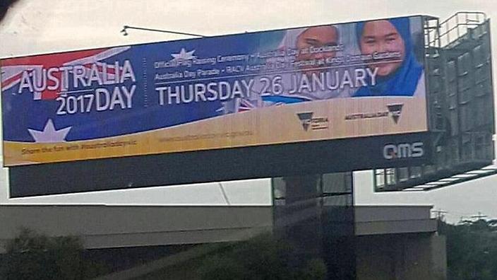 australia national day billboard