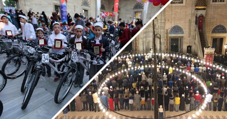 children in istanbul receive bicycles for praying fajr in congregation for 40 days ilmfeed